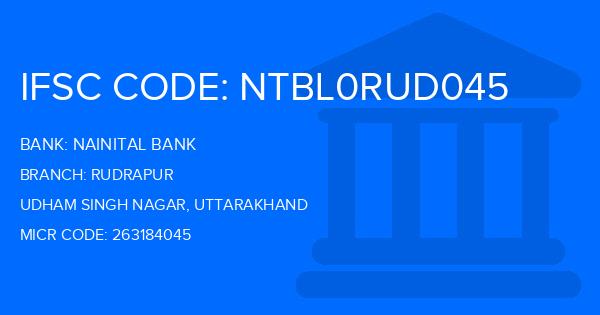 Nainital Bank Rudrapur Branch IFSC Code