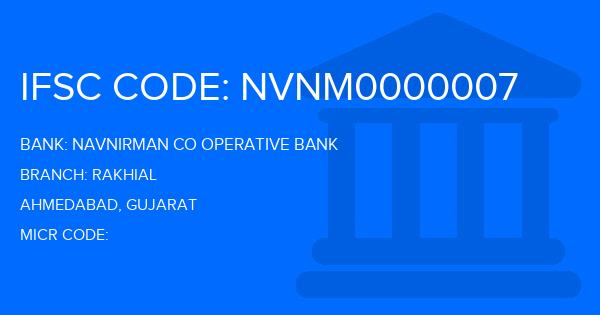 Navnirman Co Operative Bank Rakhial Branch IFSC Code