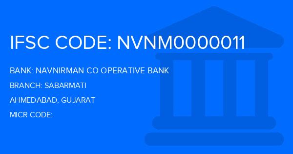Navnirman Co Operative Bank Sabarmati Branch IFSC Code