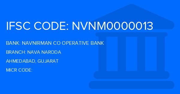 Navnirman Co Operative Bank Nava Naroda Branch IFSC Code