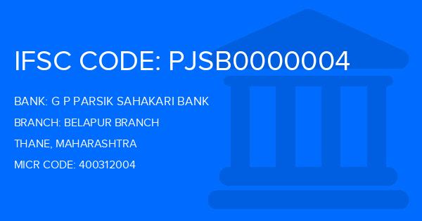 G P Parsik Sahakari Bank Belapur Branch