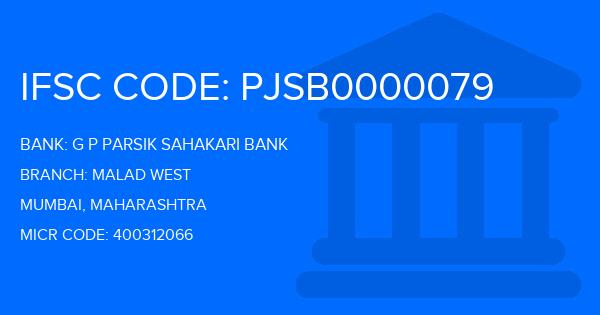 G P Parsik Sahakari Bank Malad West Branch IFSC Code