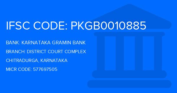 Karnataka Gramin Bank District Court Complex Branch IFSC Code