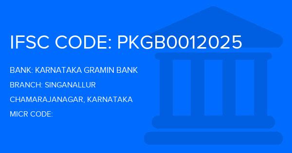 Karnataka Gramin Bank Singanallur Branch IFSC Code