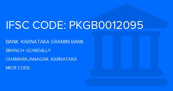 Karnataka Gramin Bank Gowdally Branch IFSC Code