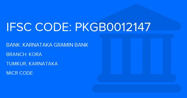 Karnataka Gramin Bank Kora Branch IFSC Code