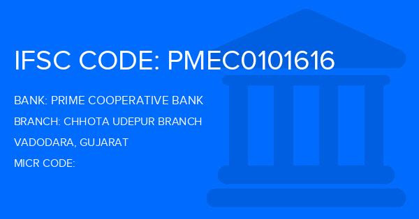Prime Cooperative Bank Chhota Udepur Branch