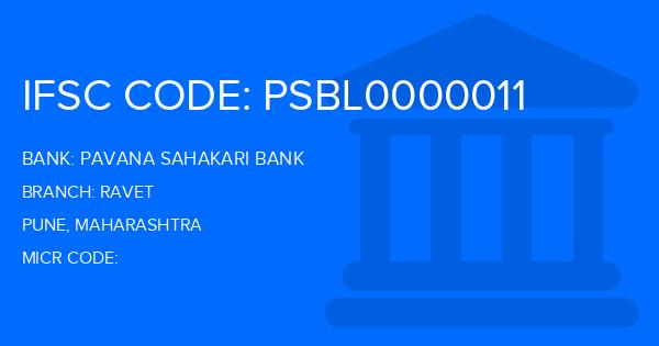 Pavana Sahakari Bank Ravet Branch IFSC Code
