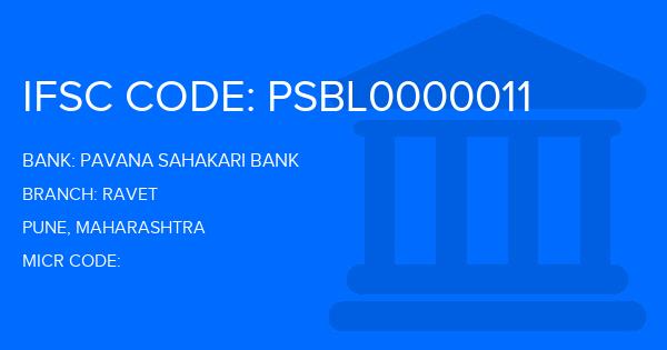 Pavana Sahakari Bank Ravet Branch IFSC Code