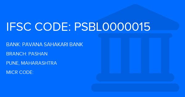 Pavana Sahakari Bank Pashan Branch IFSC Code