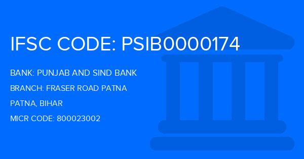 Punjab And Sind Bank (PSB) Fraser Road Patna Branch IFSC Code