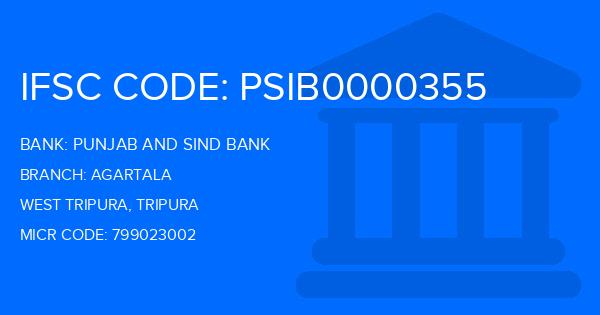 Punjab And Sind Bank (PSB) Agartala Branch IFSC Code