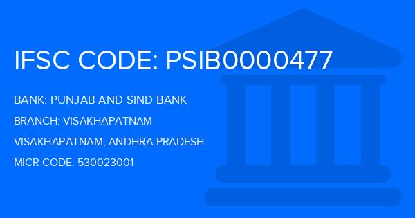 Punjab And Sind Bank (PSB) Visakhapatnam Branch IFSC Code