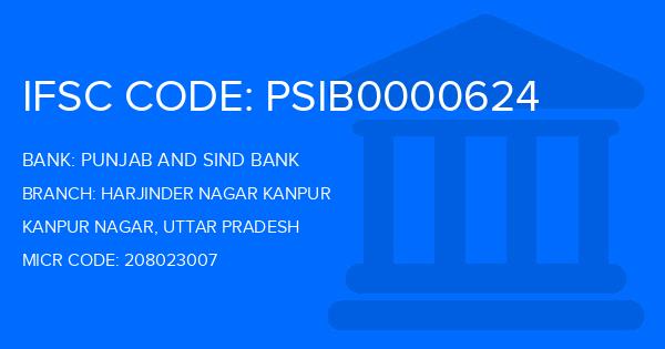 Punjab And Sind Bank (PSB) Harjinder Nagar Kanpur Branch IFSC Code