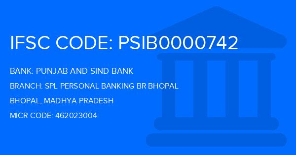Punjab And Sind Bank (PSB) Spl Personal Banking Br Bhopal Branch IFSC Code