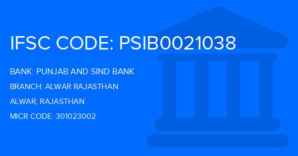 Punjab And Sind Bank (PSB) Alwar Rajasthan Branch IFSC Code