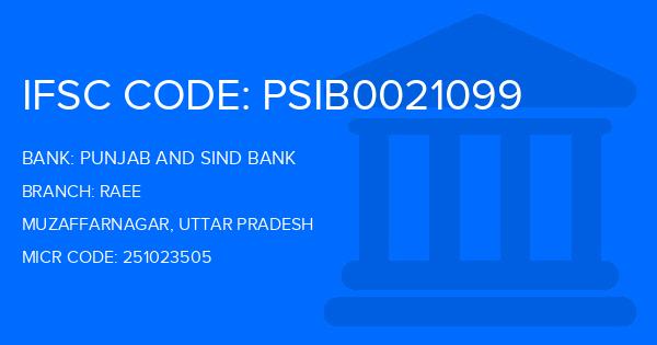 Punjab And Sind Bank (PSB) Raee Branch IFSC Code