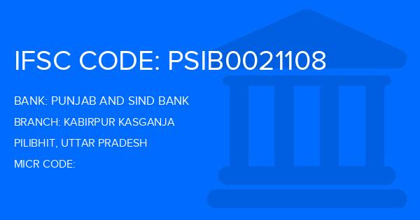 Punjab And Sind Bank (PSB) Kabirpur Kasganja Branch IFSC Code