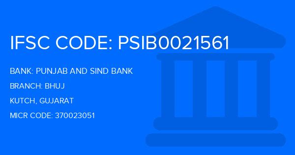 Punjab And Sind Bank (PSB) Bhuj Branch IFSC Code