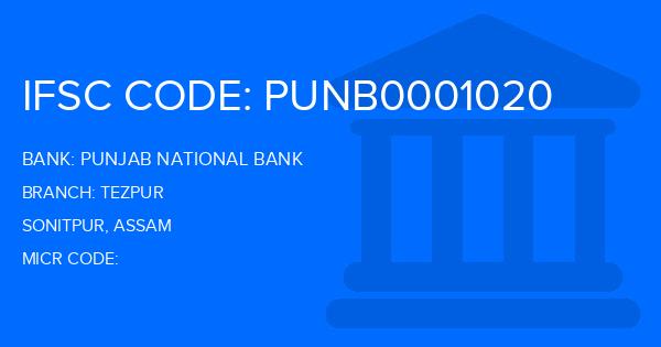 Punjab National Bank (PNB) Tezpur Branch IFSC Code