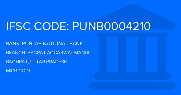 Punjab National Bank (PNB) Bagpat Aggarwal Mandi Branch IFSC Code