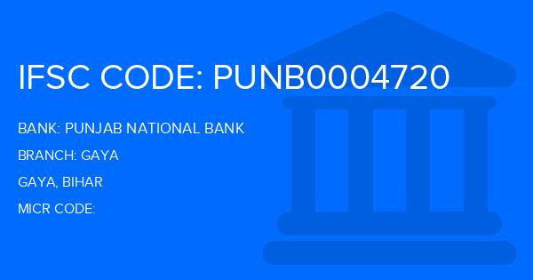 Punjab National Bank (PNB) Gaya Branch IFSC Code