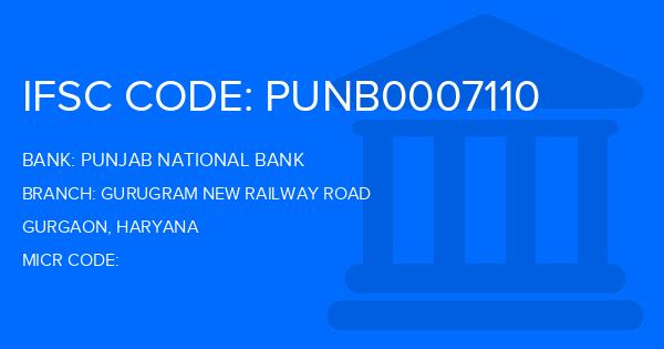 Punjab National Bank (PNB) Gurugram New Railway Road Branch IFSC Code