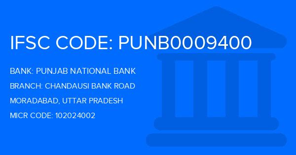 Punjab National Bank (PNB) Chandausi Bank Road Branch IFSC Code