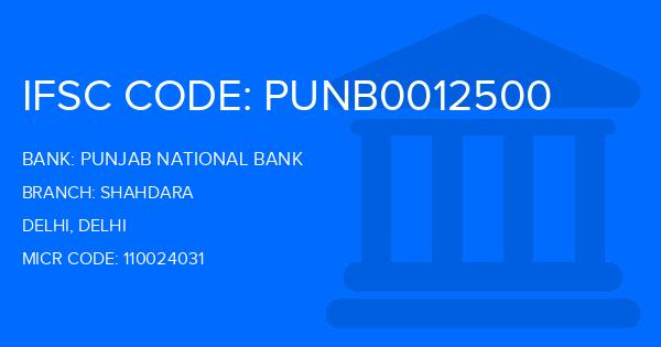 Punjab National Bank (PNB) Shahdara Branch IFSC Code