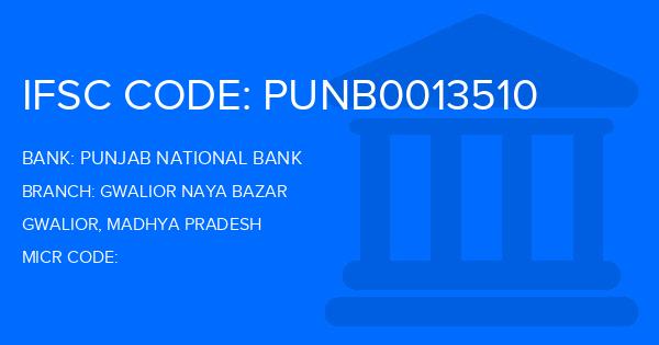 Punjab National Bank (PNB) Gwalior Naya Bazar Branch IFSC Code