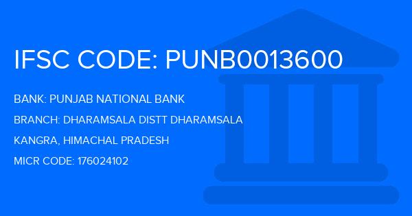 Punjab National Bank (PNB) Dharamsala Distt Dharamsala Branch IFSC Code