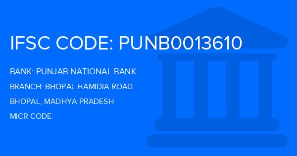 Punjab National Bank (PNB) Bhopal Hamidia Road Branch IFSC Code