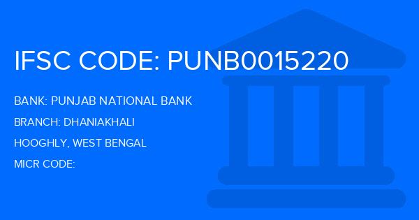 Punjab National Bank (PNB) Dhaniakhali Branch IFSC Code