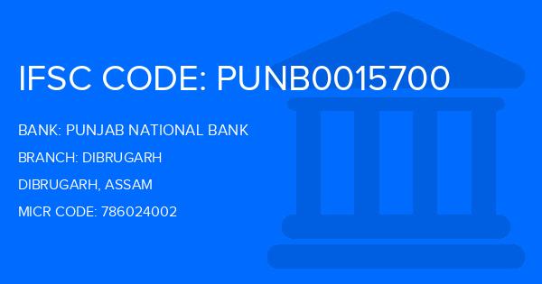 Punjab National Bank (PNB) Dibrugarh Branch IFSC Code