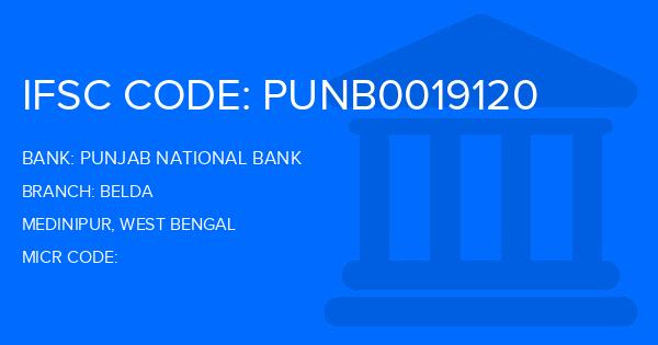 Punjab National Bank (PNB) Belda Branch IFSC Code