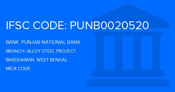 Punjab National Bank (PNB) Alloy Steel Project Branch IFSC Code