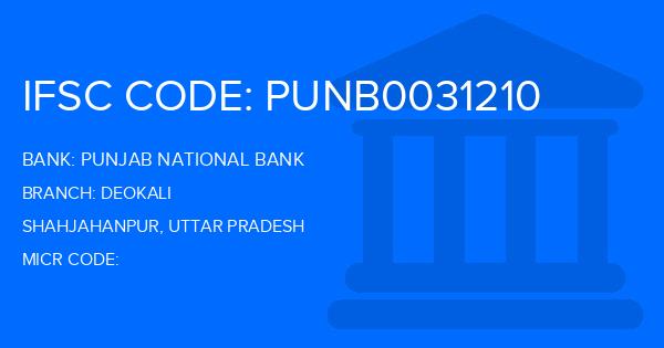 Punjab National Bank (PNB) Deokali Branch IFSC Code