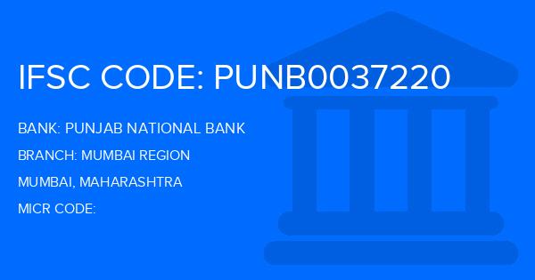 Punjab National Bank (PNB) Mumbai Region Branch IFSC Code