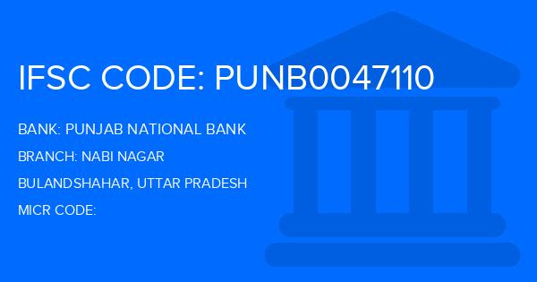 Punjab National Bank (PNB) Nabi Nagar Branch IFSC Code