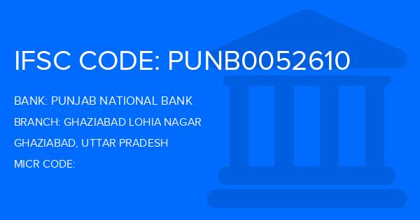 Punjab National Bank (PNB) Ghaziabad Lohia Nagar Branch IFSC Code