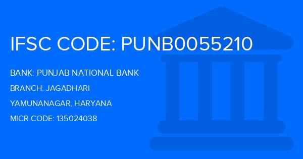 Punjab National Bank (PNB) Jagadhari Branch IFSC Code