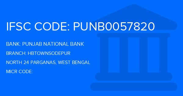Punjab National Bank (PNB) Hbtownsodepur Branch IFSC Code