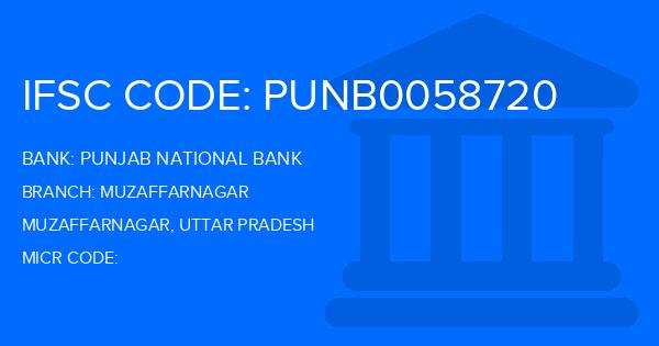 Punjab National Bank (PNB) Muzaffarnagar Branch IFSC Code
