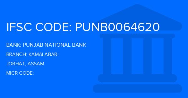 Punjab National Bank (PNB) Kamalabari Branch IFSC Code