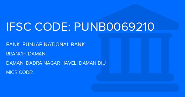 Punjab National Bank (PNB) Daman Branch IFSC Code