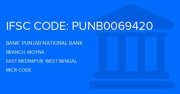 Punjab National Bank (PNB) Moyna Branch IFSC Code