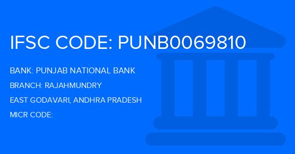Punjab National Bank (PNB) Rajahmundry Branch IFSC Code