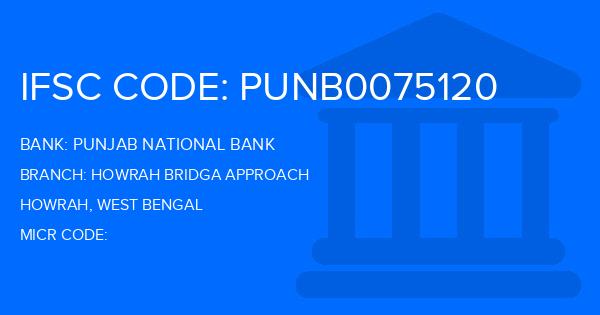 Punjab National Bank (PNB) Howrah Bridga Approach Branch IFSC Code