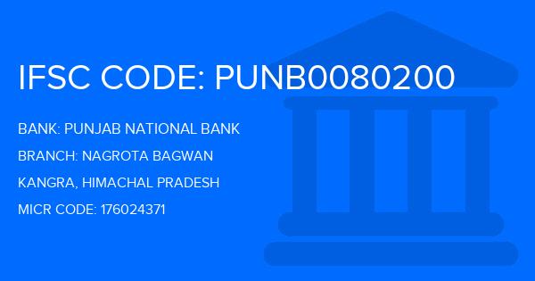 Punjab National Bank (PNB) Nagrota Bagwan Branch IFSC Code