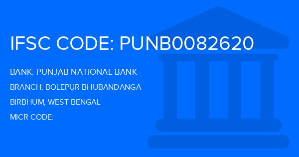 Punjab National Bank (PNB) Bolepur Bhubandanga Branch IFSC Code